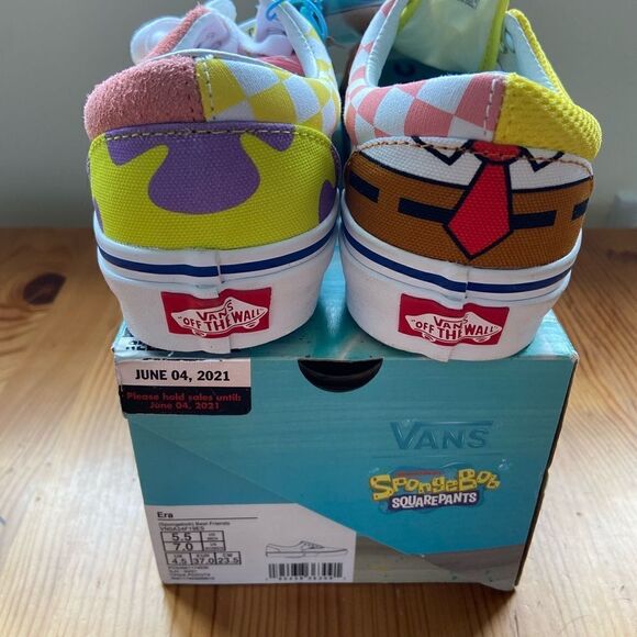 Vans Sponge Bob Era rare new in box sneakers women’s size 7 - Picture 2 of 6